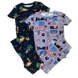 Rumi + Ryder Pajama Bundle - Dinosaurs, Rocket Ship - 7